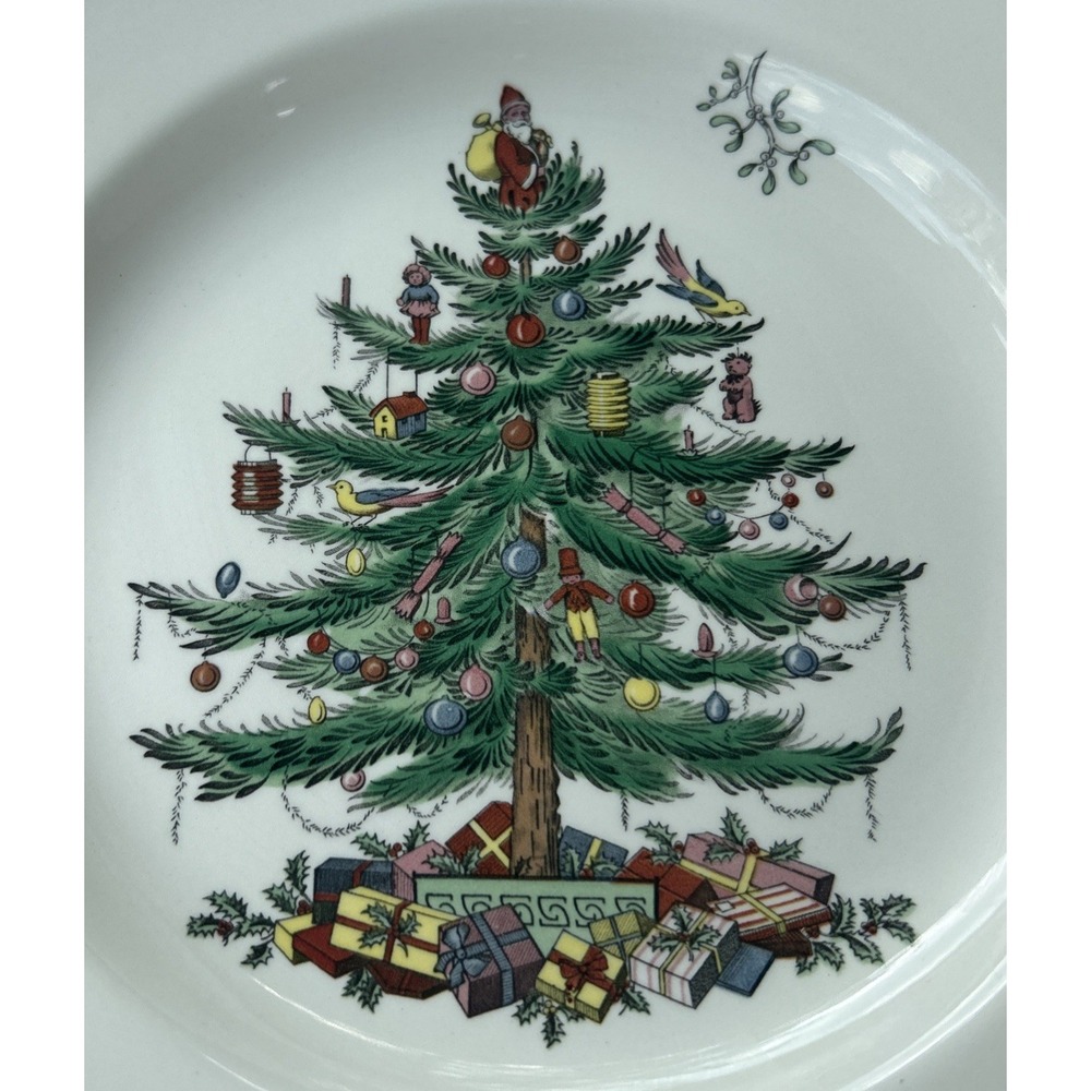 A Spode Christmas Tree S3324 Dinner Plate 10-3/4" England Holiday Replacement